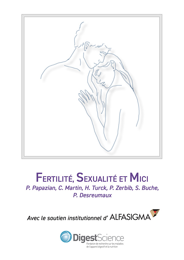 Couverture de la brochure DigestScience "Fertilité, sexualité et MICI"